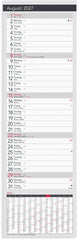 Stor Bordskalender Elegant 2027