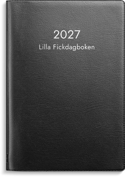 Lilla Fickdagboken 2027 plast svart