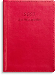 Lilla Fickdagboken 2027 konstläder röd