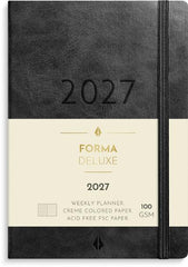 Liten Veckokal Forma Deluxe 2027 svart