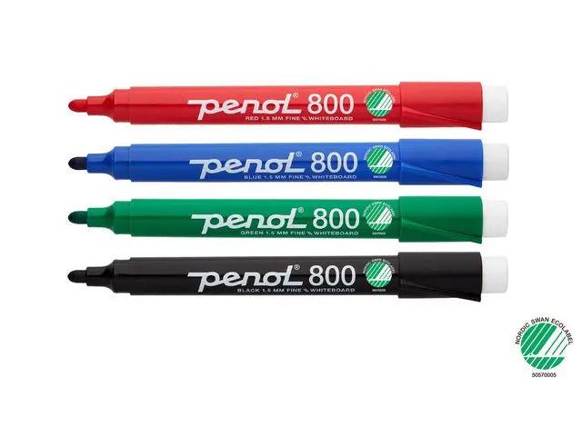 Whiteboardpenna PENOL 800 rund grön - Primmeshiper