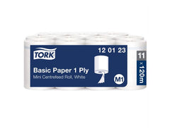 Torkrulle TORK Uni M1 1-lag vit 120m - Primmeshiper