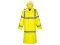 Varselregnrock Hi-Vis gul lång 122cm XL - Primmeshiper