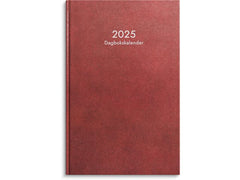 Dagbokskalender 2025 röd - Primmeshiper