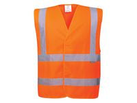 Varselväst PW C470 orange kl 2 L/XL - Primmeshiper