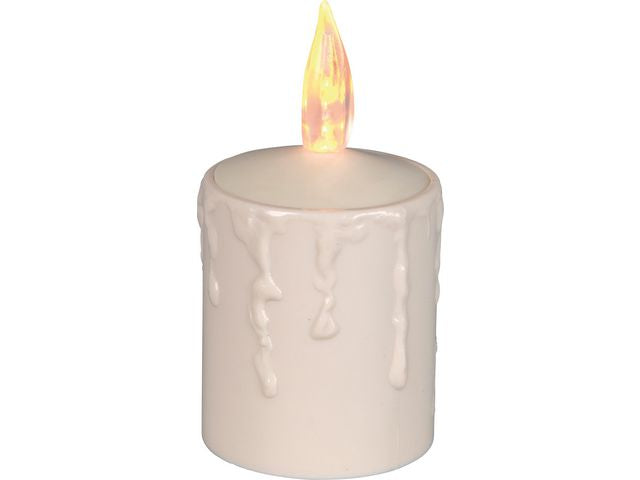 Blockljus STAR T Paula LED 11,5cm beige - Primmeshiper
