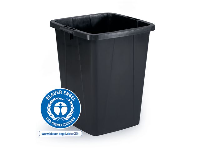 Avfallshantering DURABIN Eco 90L svart - Primmeshiper