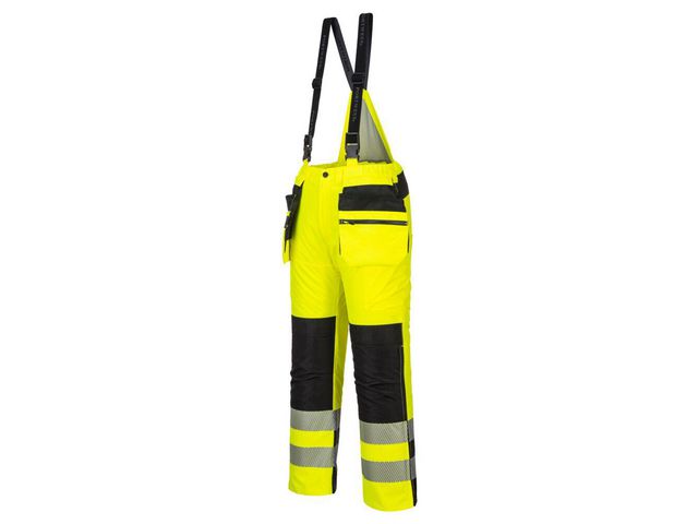 Vinterbyxa varsel PW351 kl2 gul L - Primmeshiper