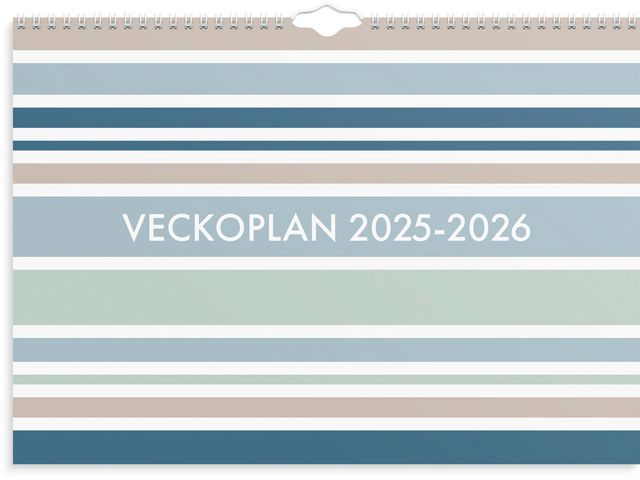 Väggkalender Veckoplan 25/26 - Primmeshiper