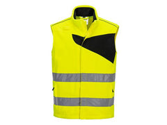 Fleeceväst PW2 Hi-Vis gul 3XL - Primmeshiper
