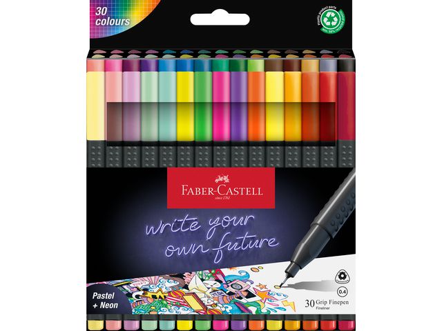 Fiberpenna FABER Grip Fine 0.4 mm 30/fp - Primmeshiper