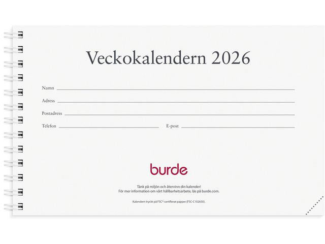 Veckokalendern refill 2026 Primmeshiper