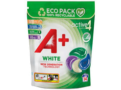 Tvättkapslar A+ White Active4 14/fp - Primmeshiper