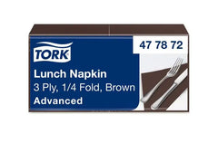 Servett TORK Lunch 3-lags brun 150/fp Primmeshiper