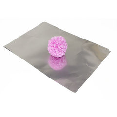 Metallikartonkia 50x35cm hopea 5/kpl