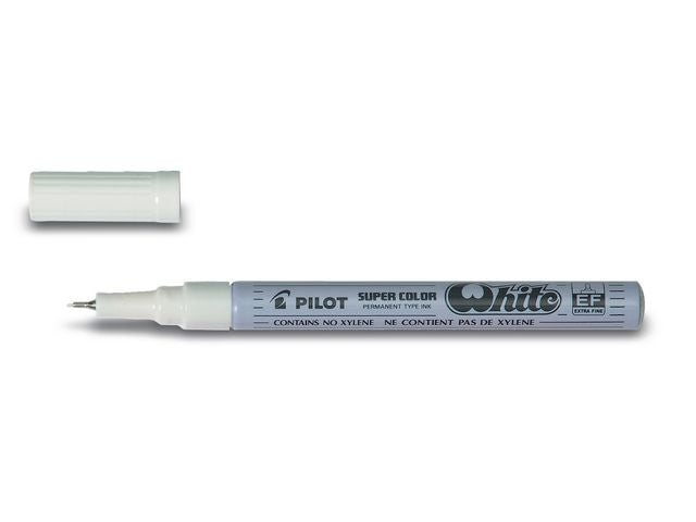 Märkpenna PILOT Super Color EF vit - Primmeshiper