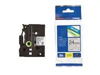 Tape BROTHER TZEM951 24mm Svart på Silv. Primmeshiper