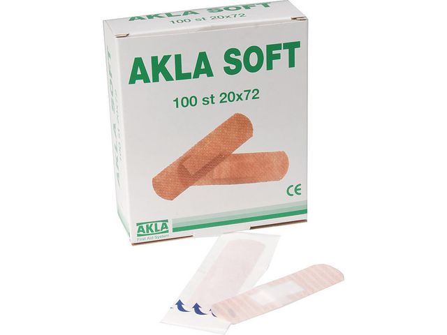 Plåster AKLA Soft NW 34x72mm 100/fp Primmeshiper