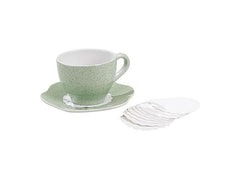 Koppunderlägg 9cm vit 500/fp - Primmeshiper