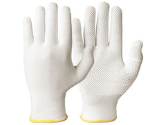 Textilhandske 0483 noppor vit 7 - Primmeshiper
