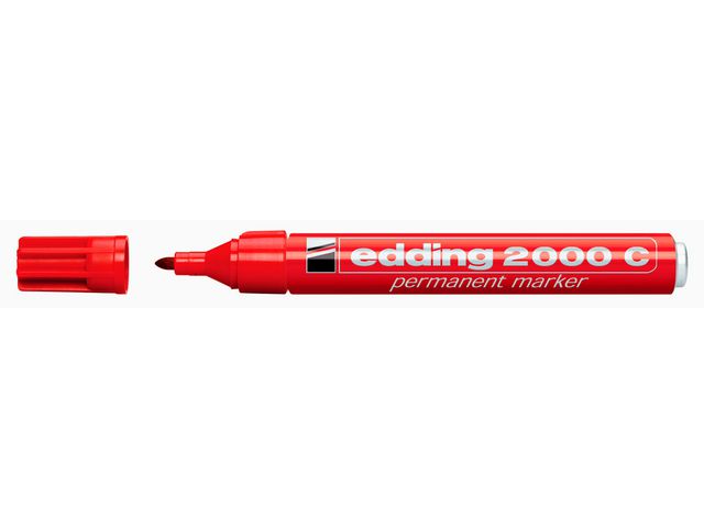 Märkpenna EDDING 2000C röd - Primmeshiper