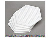Pärlplatta sexhörning 9cm - Primmeshiper