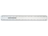 Linjal 30cm splitterfri vit 100/fp - Primmeshiper