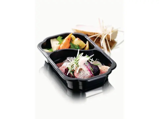 DUNIform 2-fack takeaway PP svart 246/fp Primmeshiper