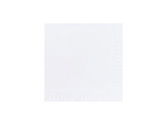 Servett 3-lags 33x33cm vit 125/fp - Primmeshiper