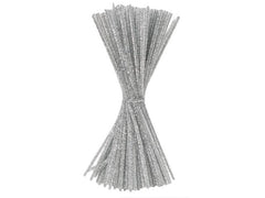 Piprensare glitter 30cm silver 100/fp - Primmeshiper