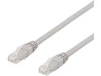 Kabel DELTACO Nätverk UTP Cat6a 3m grå - Primmeshiper