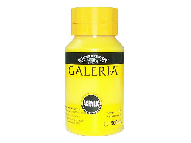 Akrylfärg Galeria 500ml gul - Primmeshiper