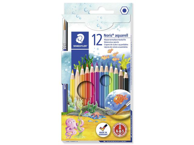 Akvarellpenna STAEDTLER 12 färger - Primmeshiper