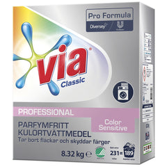 Tvättmedel VIA Pro Form.ColorSens 8,32kg