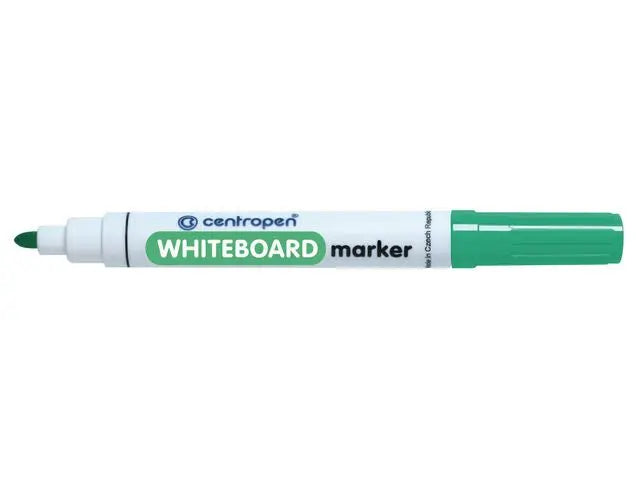 Whiteboardpenna CENTROPEN rund grön - Primmeshiper