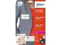 Etikett AVERY Namn blå 80x50mm 200/fp - Primmeshiper