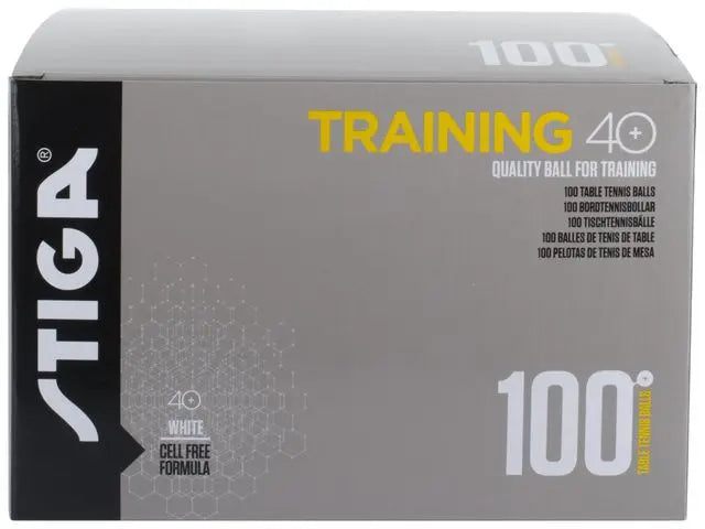 Bordtennisboll STIGA Training vit 100/fp - Primmeshiper
