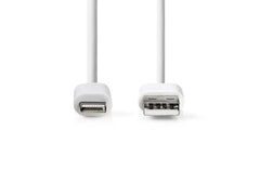 Kabel NEDIS Lightning - USB A 1m vit - Primmeshiper