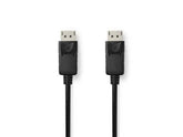 Kabel NEDIS DP hane - DP hane 2m svart - Primmeshiper