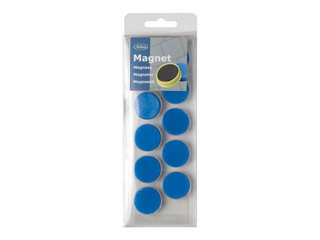 Magnetknappar ACTUAL 25 mm blå 10/fp - Primmeshiper