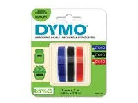 Präglingsband DYMO 9mmx3m r-b-s 3/fp - Primmeshiper
