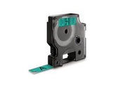 Tape DYMO D1 12mm svart på grön - Primmeshiper