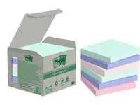 Notes POST-IT 100%recy 76x76 sort.f 6/fp - Primmeshiper