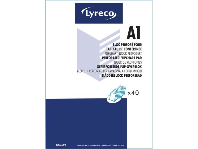Blädderblock LYRECO 78,80x59cm 70g - Primmeshiper