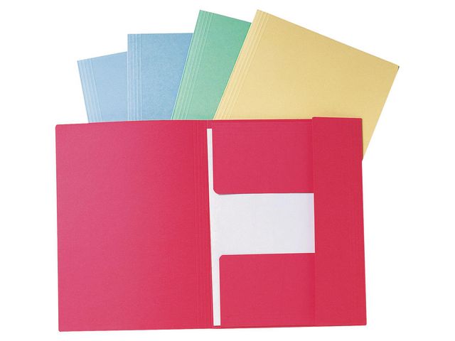 Mapp LYRECO A4 3-klaff 280g röd 50/fp - Primmeshiper