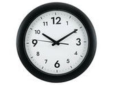 Väggur ALBA Easytime Ø30cm svart - Primmeshiper