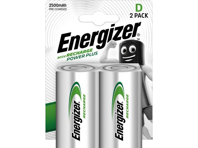 Batteri Laddbar ENERGIZER D HR20 2/fp - Primmeshiper