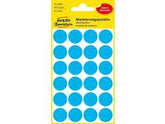 Färgkodningsprick AVERY Ø18mm blå 96/fp - Primmeshiper