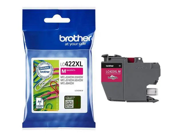 Bläckpatron BROTHER LC422XLM Magenta - Primmeshiper