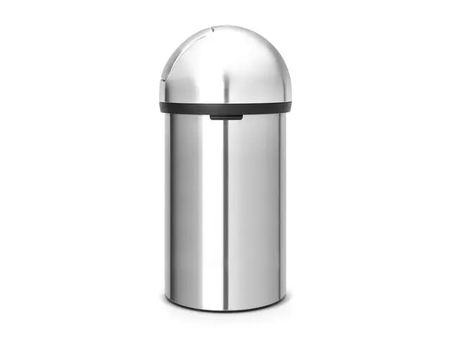 Papperskorg BRABANTIA Push 60L Stål - Primmeshiper